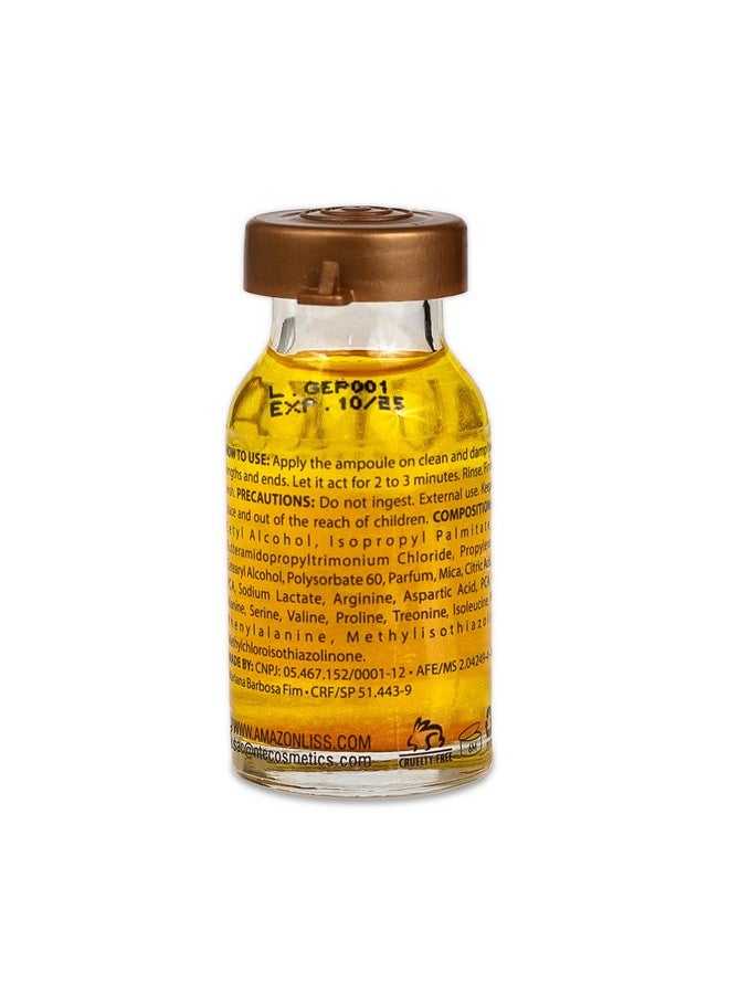 Nutree Professional Hair Shine Gold Reconstruction Hair Booster 0.33 Oz - Image 3