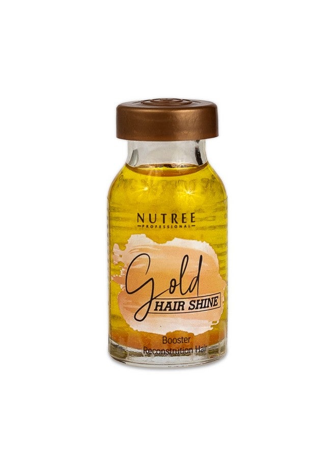 Nutree Professional Hair Shine Gold Reconstruction Hair Booster 0.33 Oz - Image 2