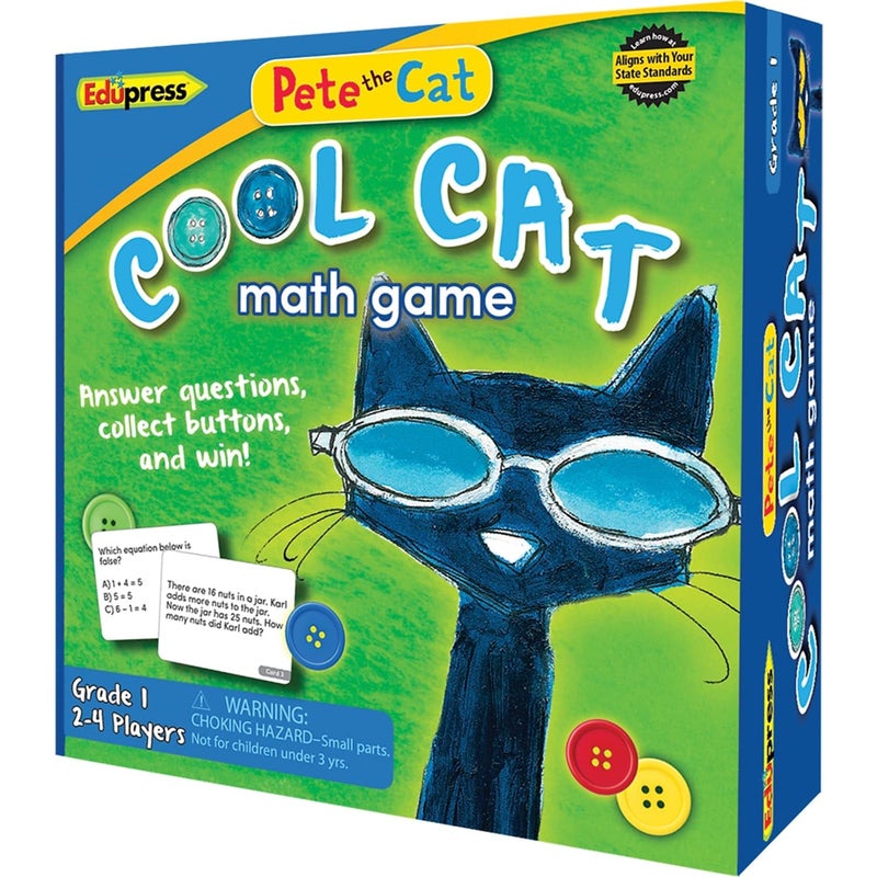 Edupress Pete The Cat Cool Cat Math Game 1 (EP63531) - Image 4