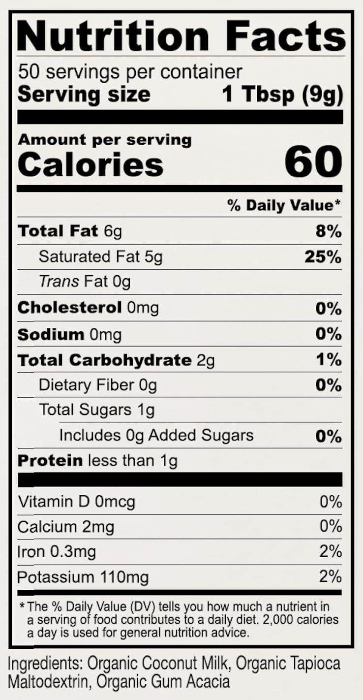 Anthony's Organic Coconut Milk Powder, 1 lb - Gluten Free, Vegan, Dairy Free, Creamer Alternative, Keto Friendly - Image 3