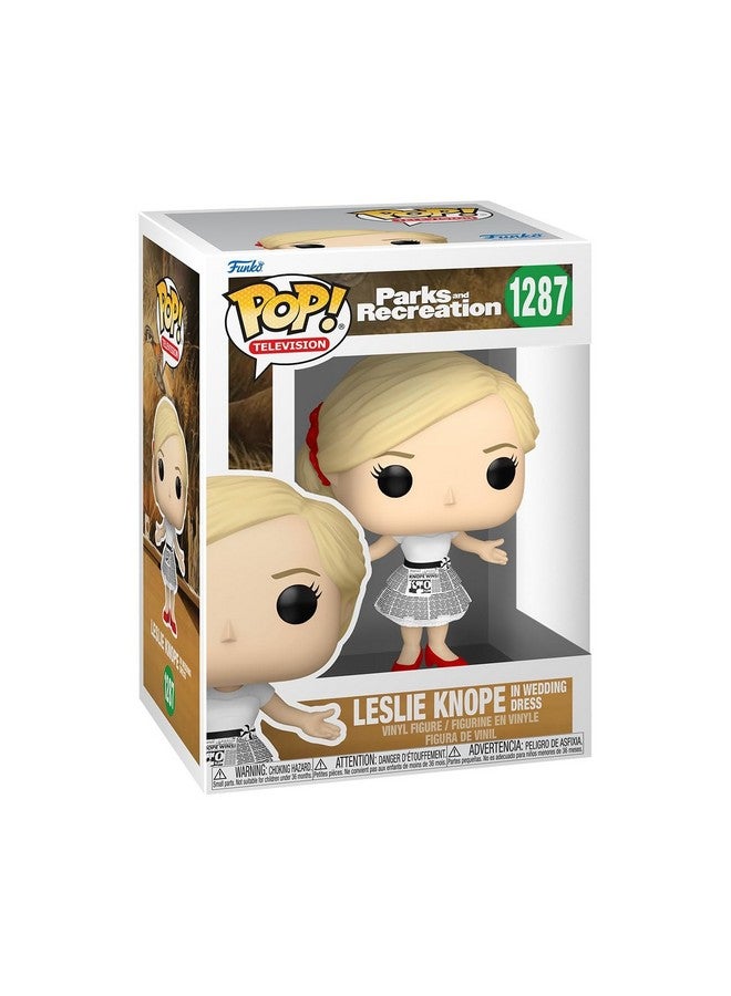 Funko Pop TV: Parks & Recreation 15th Anniversary - Leslie Knope in Wedding Dress - Parks and Recreation - Collectable Vinyl Figure - Gift Idea - Official Merchandise - Toys for Kids & Adults - Image 1