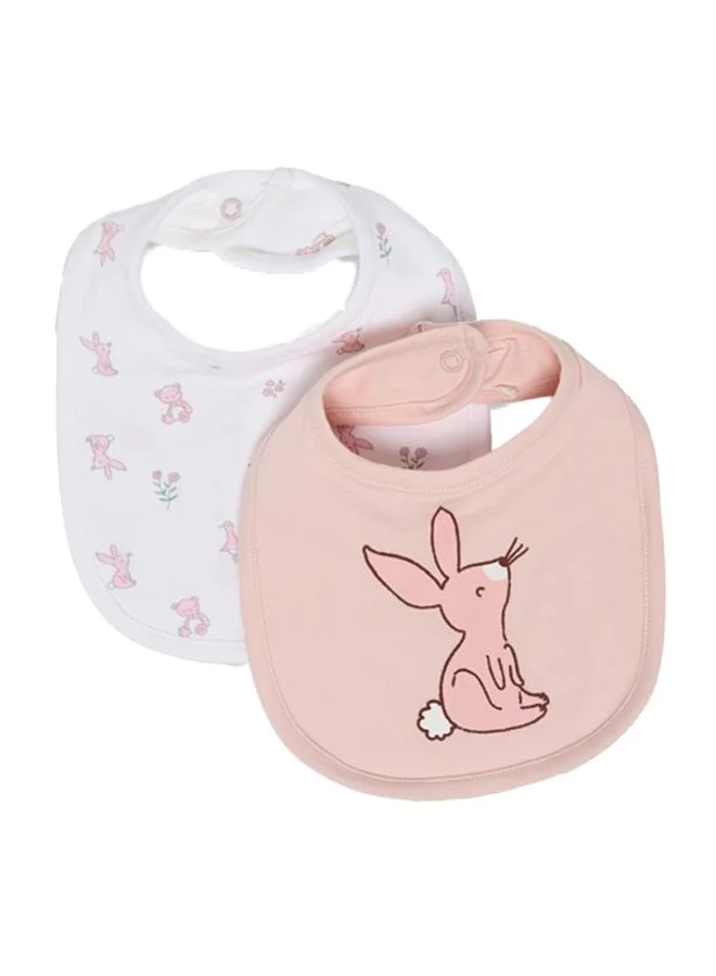 أطفال وأكثر Babies & More Newborn Girls Multicolor Bib
