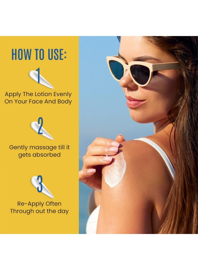 Dermaxgen Sunscreen Lotion Broad Spectrum SPF 50 - Lightweight, Non-Greasy Sun Protection for All Skin Types. Hydrates, Skin Shield, Water-Resistant Coverage for Radiant, Moisturized Skin. - Image 5