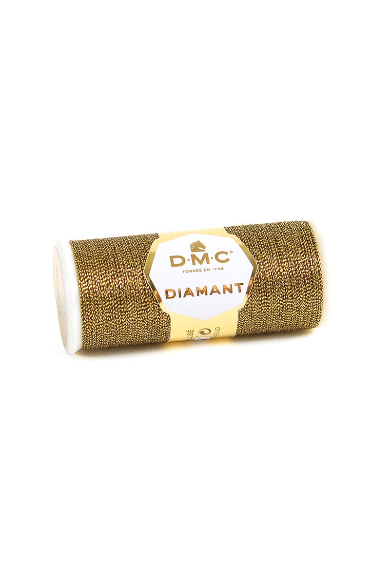 DMC Diamant Metallic Needlework Thread, 38.2-Yard, Gold and Black