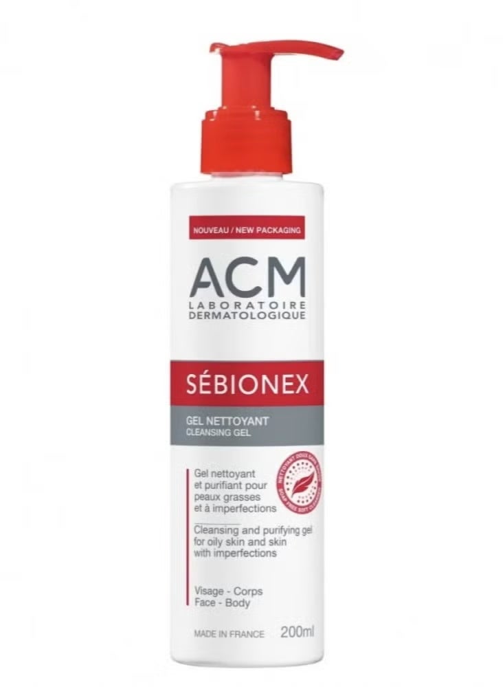 ACM Sebionex Cleansing Gel, 200 ml - Image 1