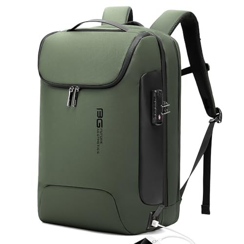 BANGE Anti-Theft Backpack,Tech Backpacks, 17 Inch Laptop Backpack with USB3.0 Charging Port, Mens Travel Backpack for Men and Women… - Image 1
