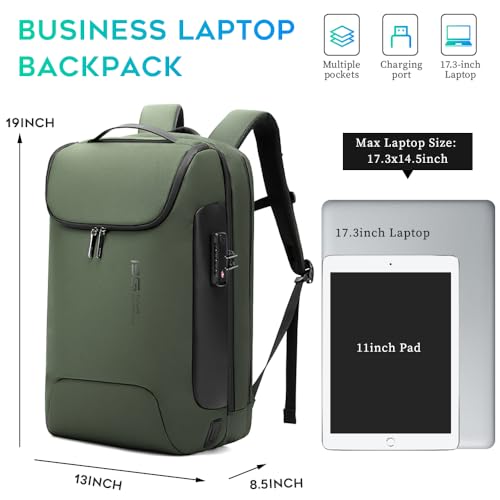 BANGE Anti-Theft Backpack,Tech Backpacks, 17 Inch Laptop Backpack with USB3.0 Charging Port, Mens Travel Backpack for Men and Women… - Image 5