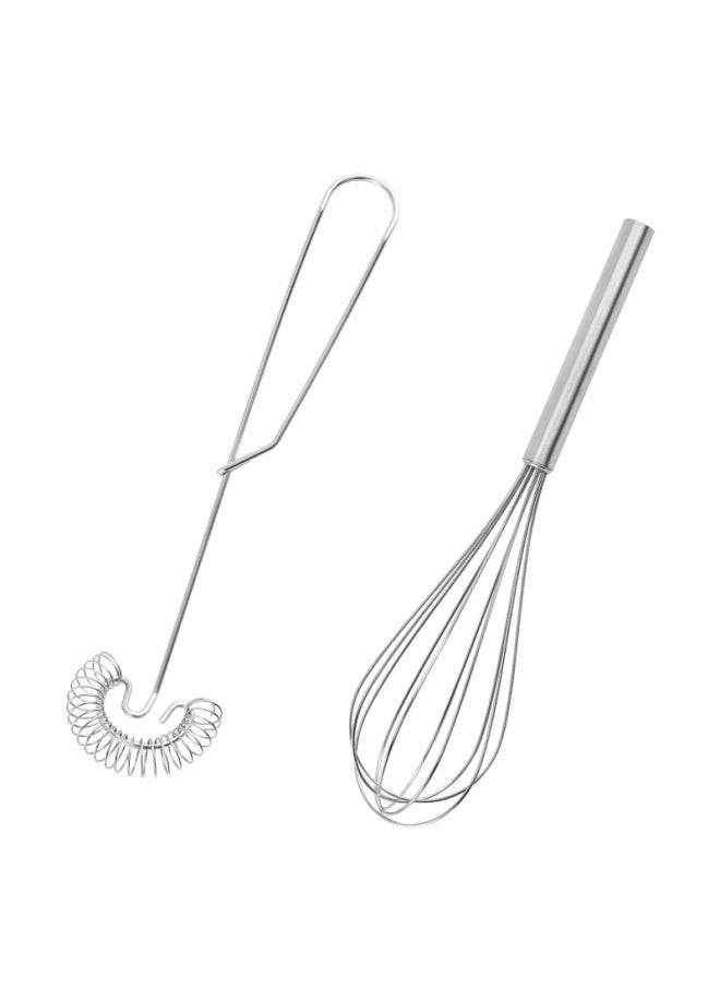 Generic Spot Stirring Stick Baking Tool Stainless Steel Spring Egg Beater Egg Mixer Cream And Dough-Color:Egg Beater  - Image 5