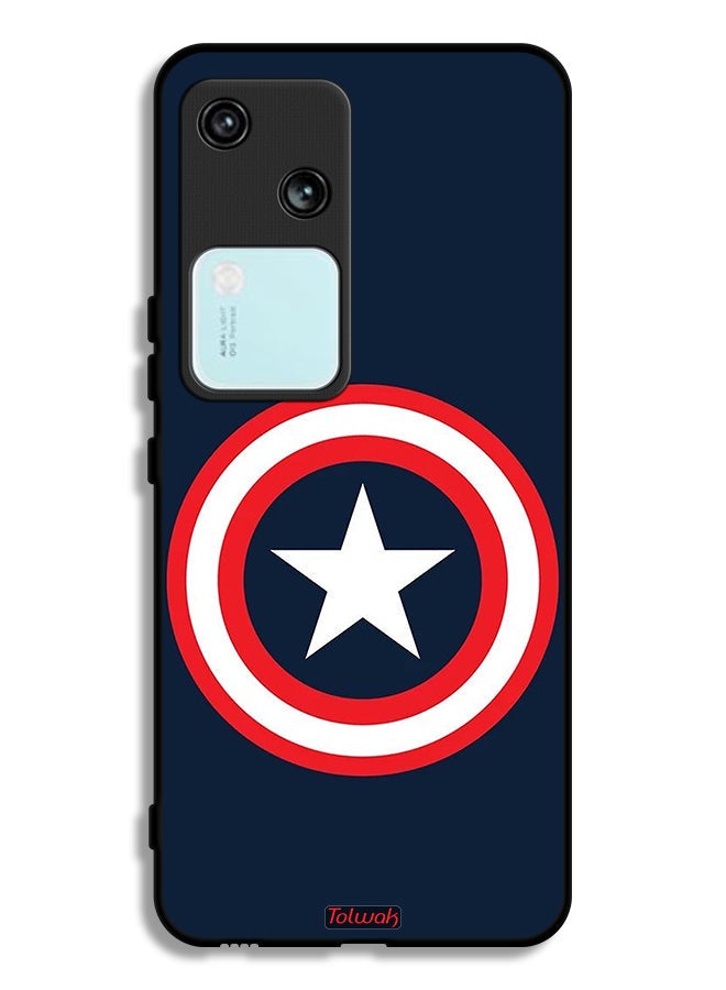 Tolwak Vivo S18 5G Protective Case Cover Captain America - Image 1
