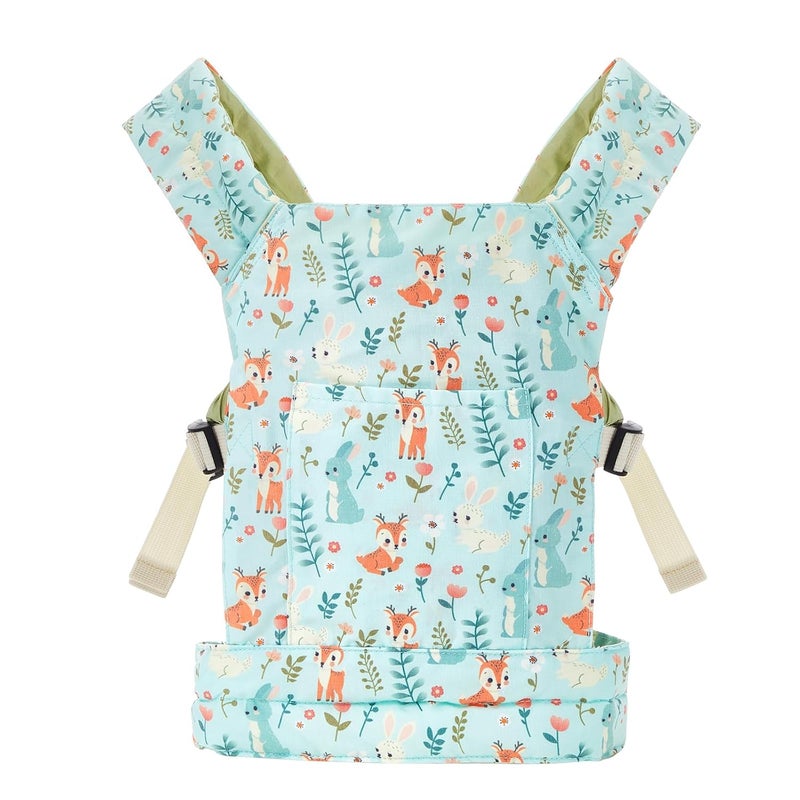 Lictin Baby Doll Carrier Front and Back Doll Accessories Carrier for Little Girls with Adjustable Straps for Stuffed Animal Reborn Baby Doll - Image 1