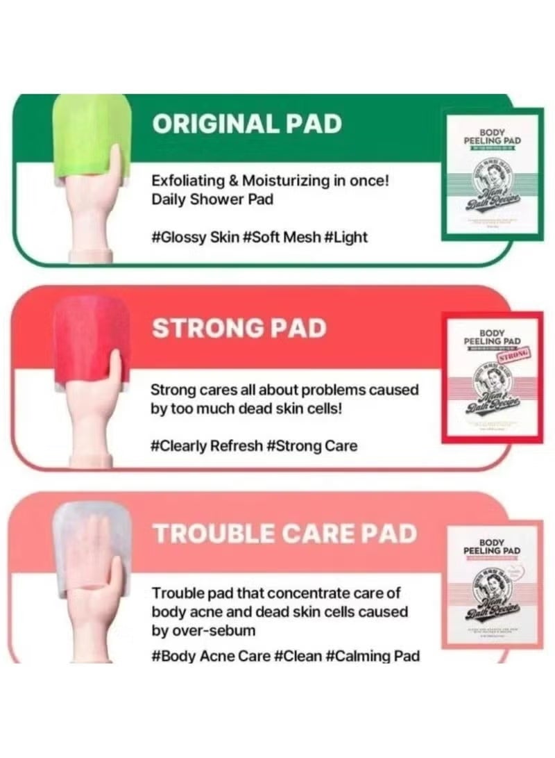 Moms Bath Recipe 3 Pieces of Mom's Bath Recipe Body Peeling Pad Multi Color - Image 4