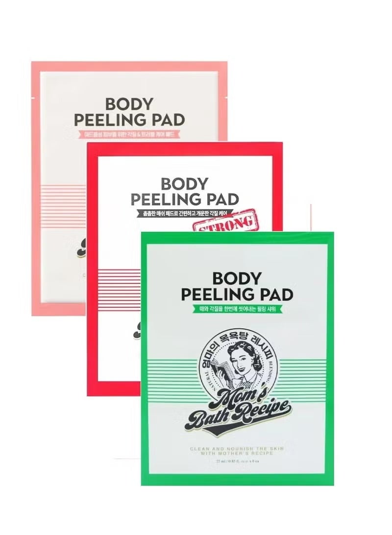 Moms Bath Recipe 3 Pieces of Mom's Bath Recipe Body Peeling Pad Multi Color - Image 5