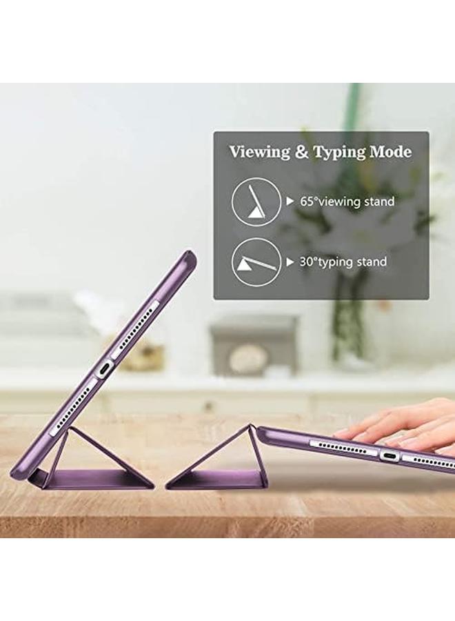 Procases Ipad 9.7 Case 6Th 5Th Generation 2018 2017 Model Ipad Air 1 2 Slim Trifold Soft Tpu Translucent Back Cover Smart Case Purple - Image 4