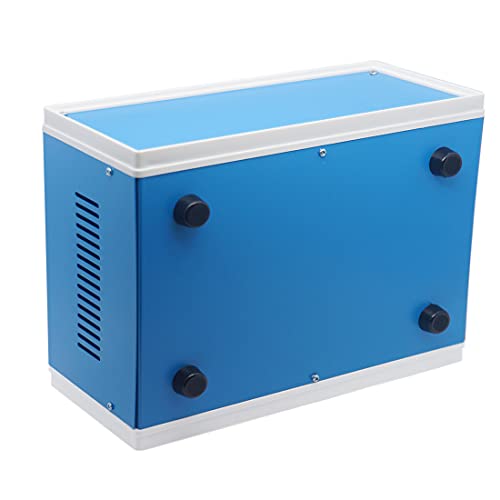 Zulkit Electronic Enclosures Blue Metal Enclosure Project Case DIY Box Junction Case Enclosure Preventive Case (9.1" x 7.3" x 3.9") - Image 5