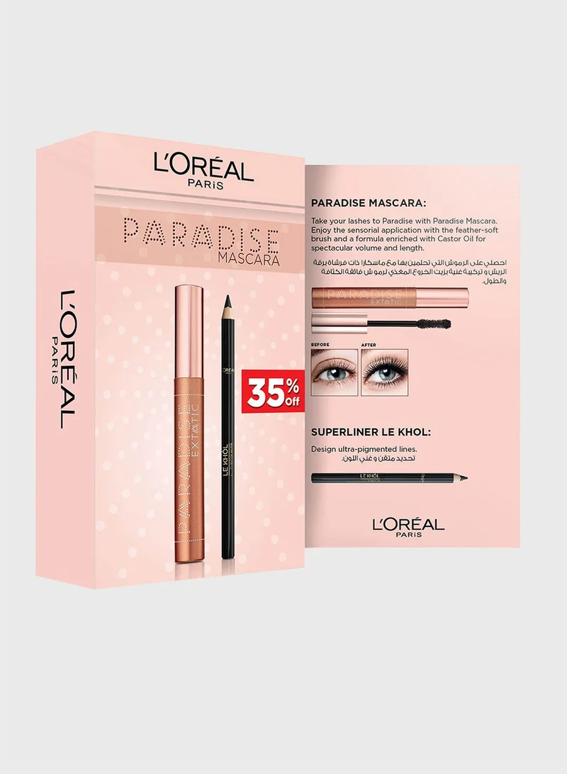 L'OREAL PARIS Paradise Mascara + Free Eyeliner