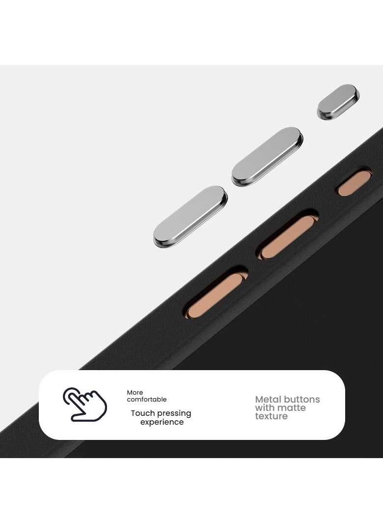 general Carbon Fibre Magnetic Case Compatible with iphone 16 Pro Max with Invisible Magnetic, Ultra-thin Frosted Shock and Drop Protective Case for Wireless Charging - Image 4