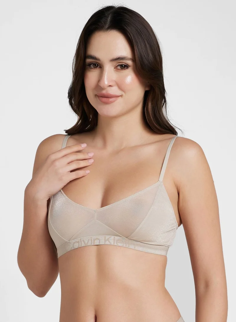 CALVIN KLEIN Strappy Logo Band Bra