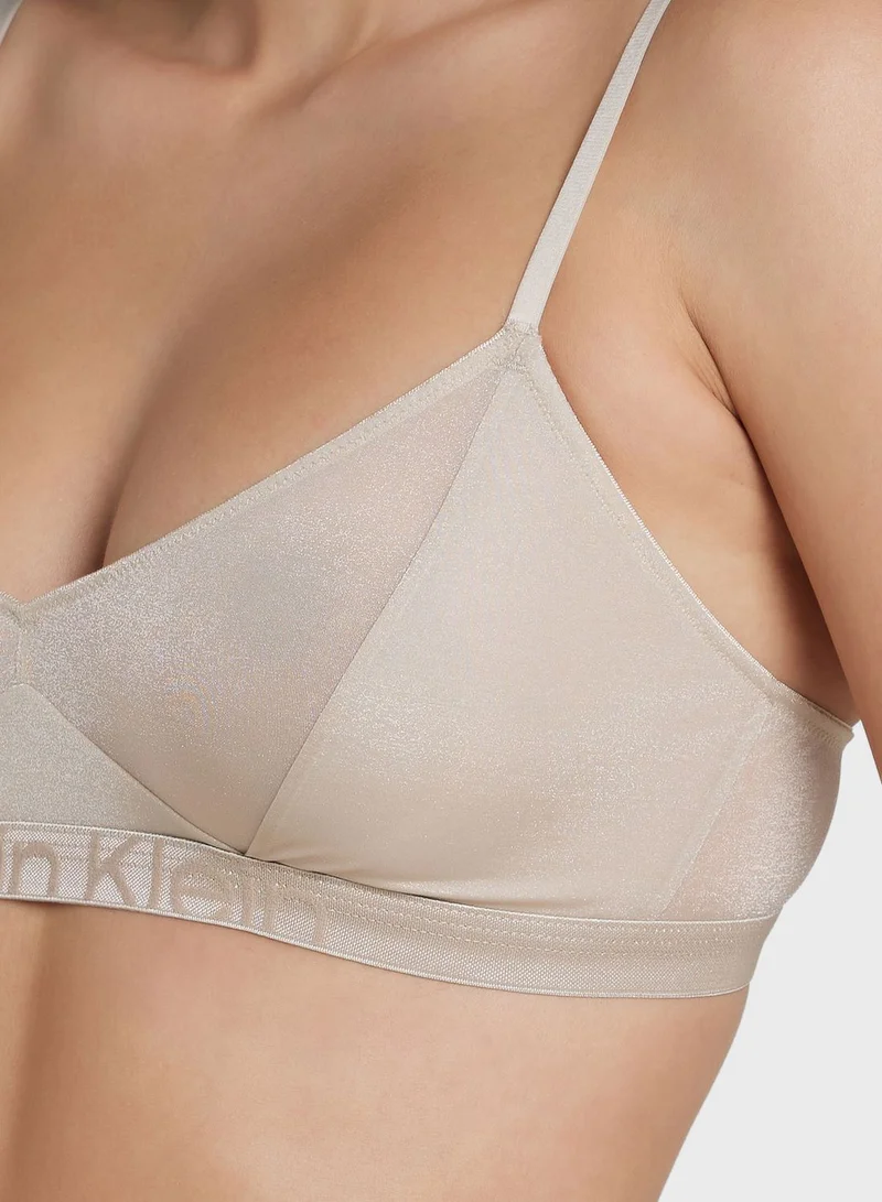 CALVIN KLEIN Strappy Logo Band Bra