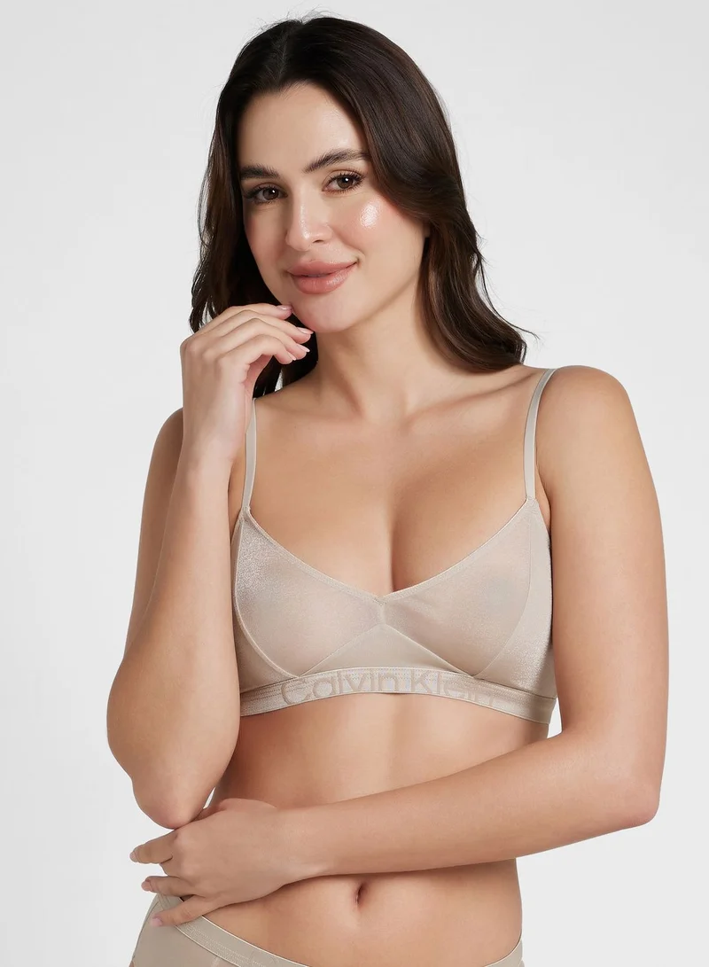 CALVIN KLEIN Strappy Logo Band Bra