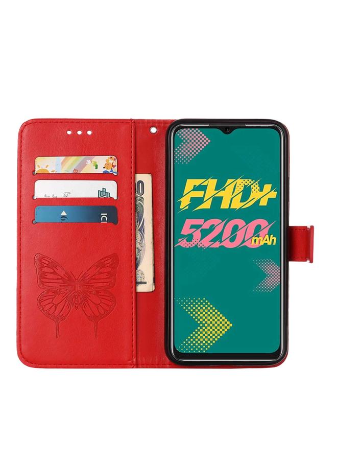 Zaboon Case For Infinix Hot 11 Embossed Butterfly Leather Phone Case - Image 4