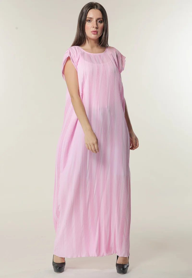 مويستريت Elegant Crew Neck Casual Abaya