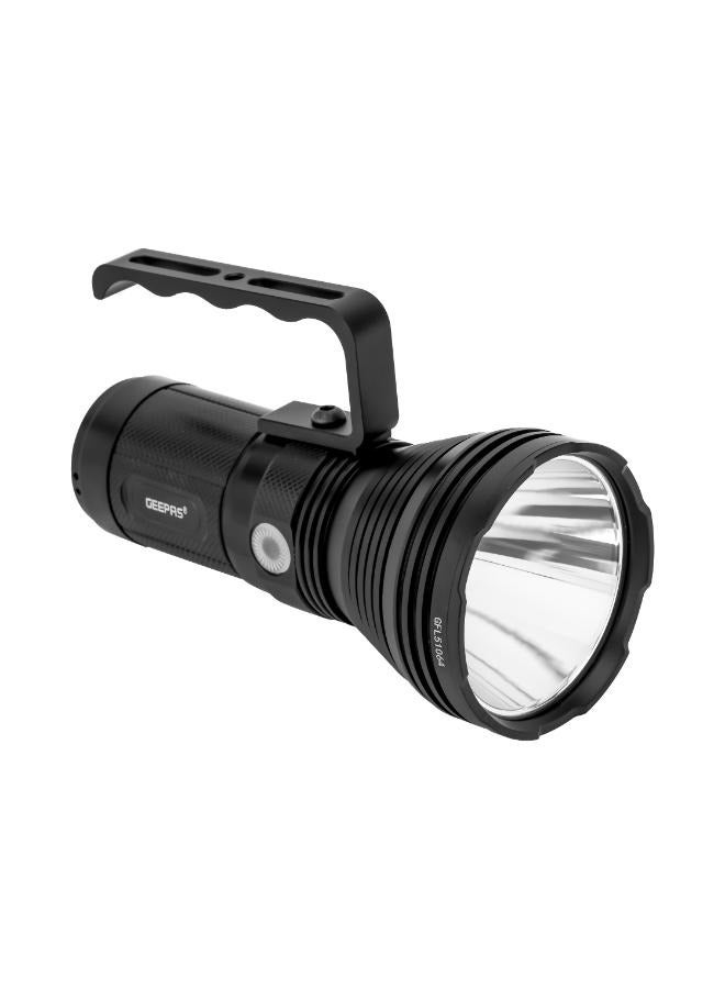 GEEPAS Powerful Rechargeable LED Flashlight with Aluminum Body - Image 1