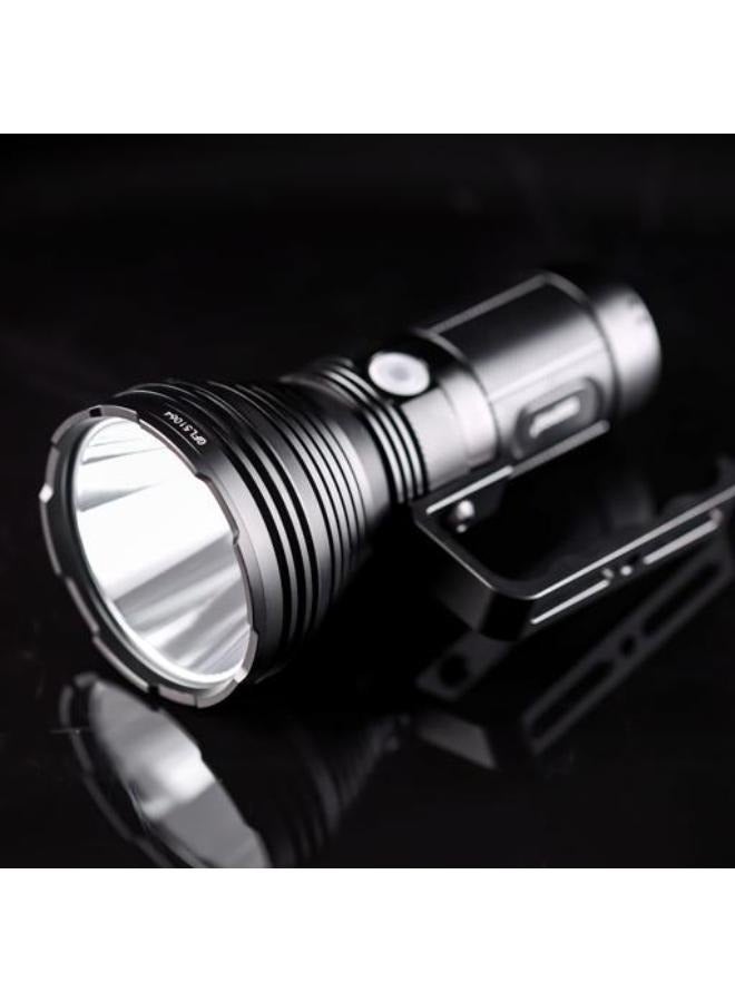 GEEPAS Powerful Rechargeable LED Flashlight with Aluminum Body - Image 2
