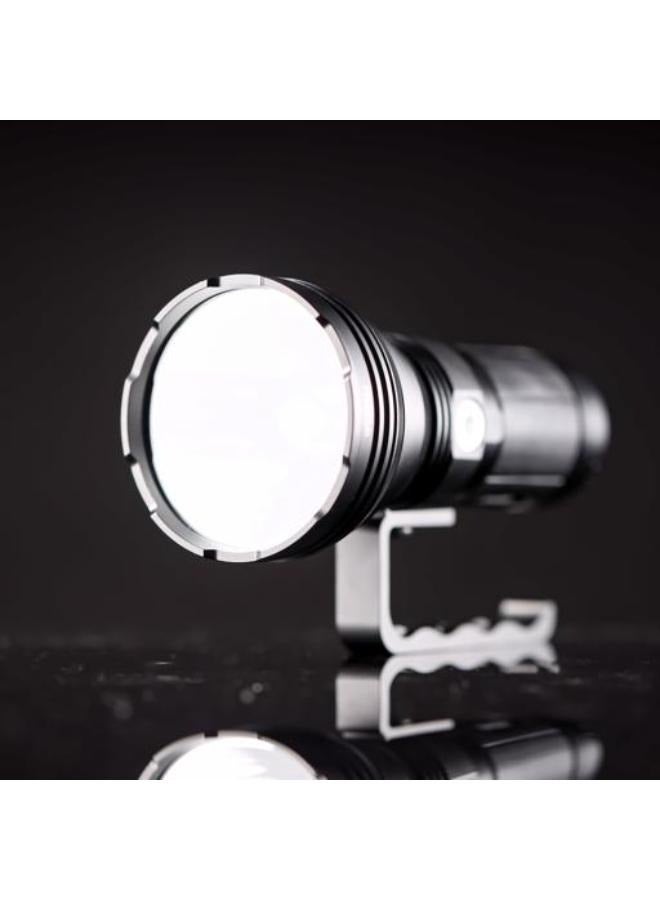 GEEPAS Powerful Rechargeable LED Flashlight with Aluminum Body - Image 5