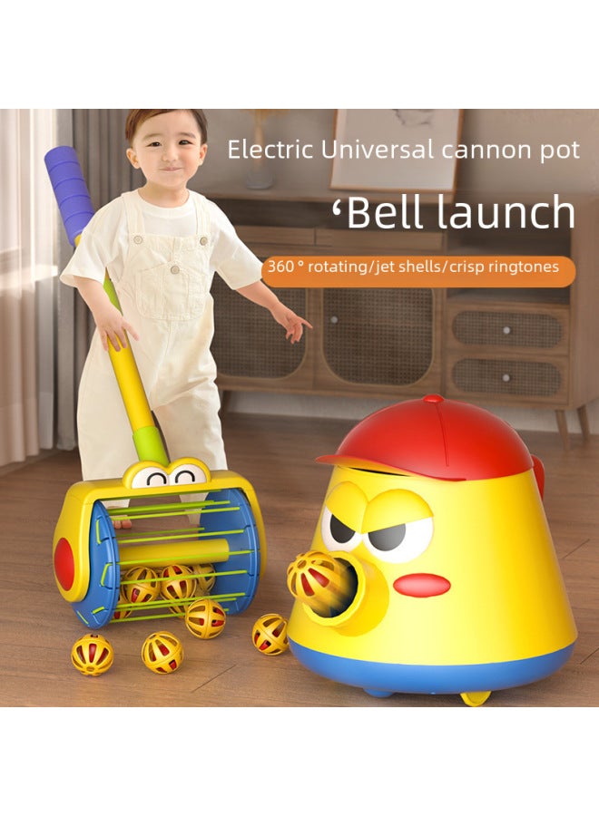 Children's Cannon Shooting Pot Toy For 1-2-3 Year Old Babies Push Push Fun Educational Boys Girls Vacuum Cleaner-Color:Hand Push Vacuum Cleaner-Specifications:Battery Not Included - Image 3