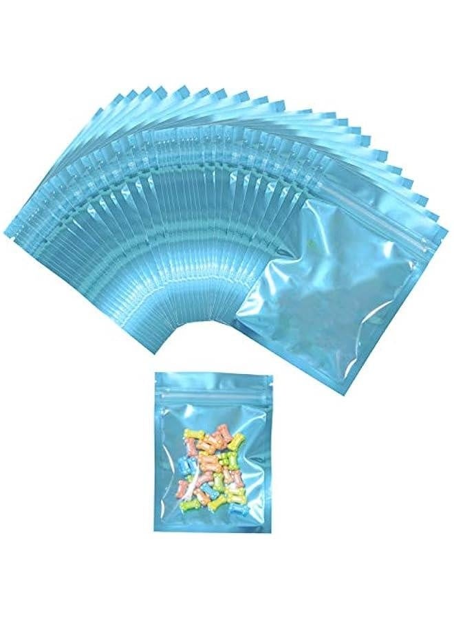 Generic Packaging Bags Smell Proof Snacks 100 Pcs 5 x 7 Clear Plastic Zip lock Bag Foil bag Resealable Pouch for Party Favor Food Storage  - Image 1