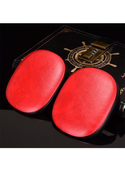 For Apple AirPods Max Headphone Protective Case Litchi Pattern Solid Color Leather Protective Case AirPods Max-Color:Red