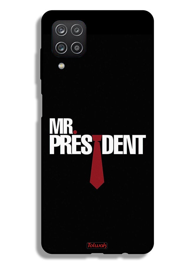 Tolwak Samsung Galaxy M12 Protective Case Cover Mr President - Image 1