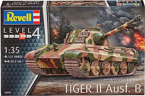 Revell of Germany Tiger Ll Ausf.B (Henschel Turret) Building Kit - Image 2