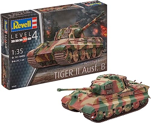 Revell of Germany Tiger Ll Ausf.B (Henschel Turret) Building Kit - Image 1