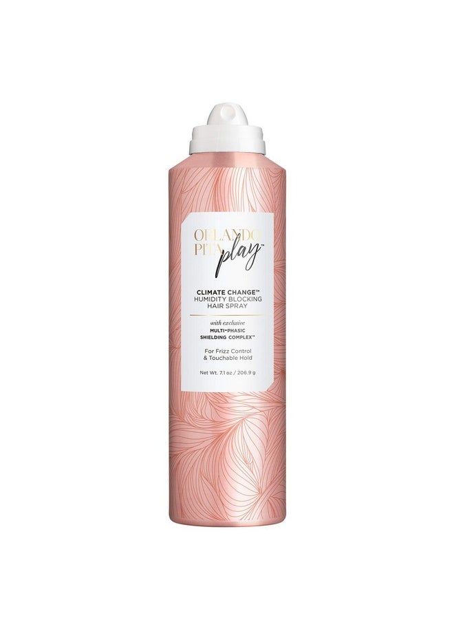 ORLANDO PITA PLAY - Rlando Pita Play Climate Change Humidity Blocking Hair Spray Weightless Invisible Weather Shield That Provides Frizz Control & Buildable Touchable Hold 7.1 Oz - Image 1
