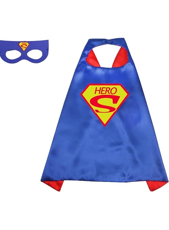 Kid Halloween Cape and Mask  - 70 * 70 cm  Halloween Costume for kids – Kids Batman Costume Perfect for Halloween, Cosplay, and Dress-Up Parties