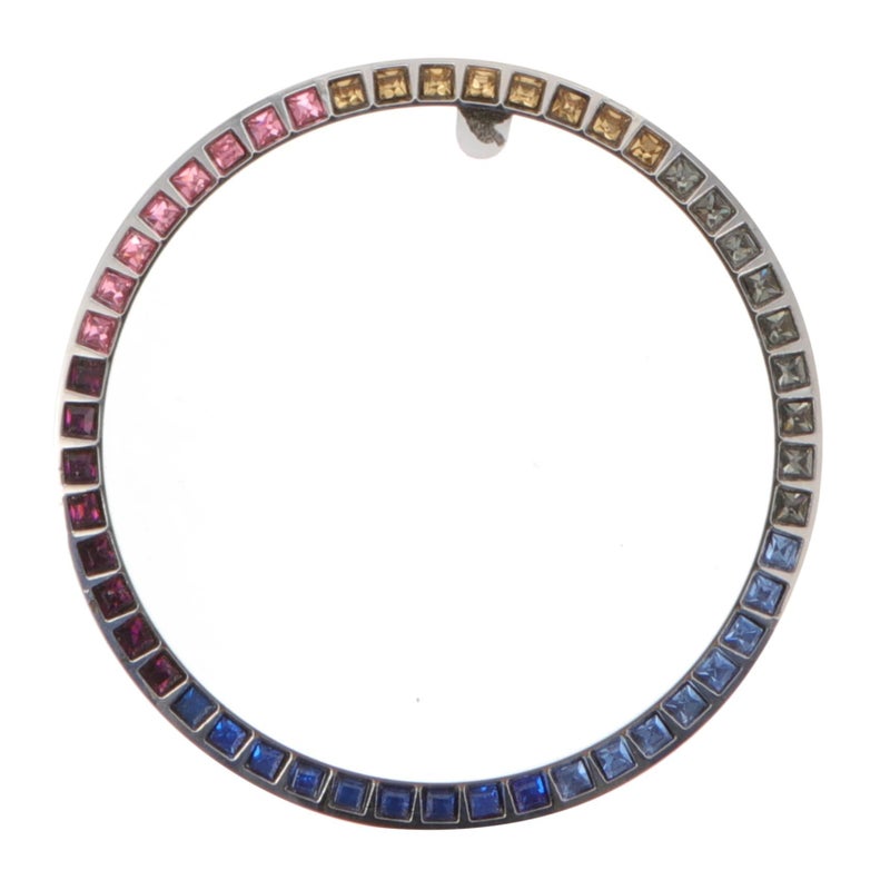 Diamond Protection Bezel Ring For Watch Metal Adhesive Cover Scratch Proof Durable Smartwatch Enhancer Silver - Image 2