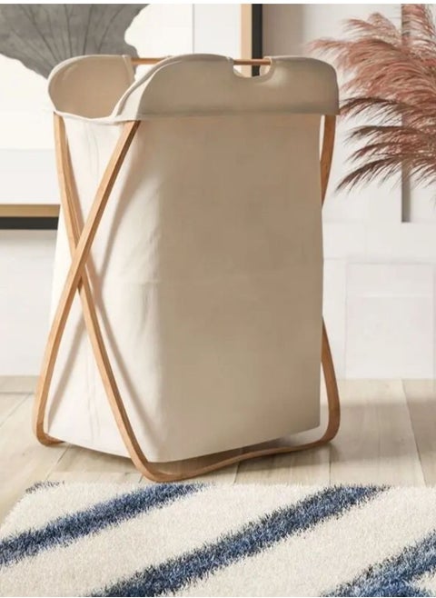 Laundry X Frame Basket - Bamboo