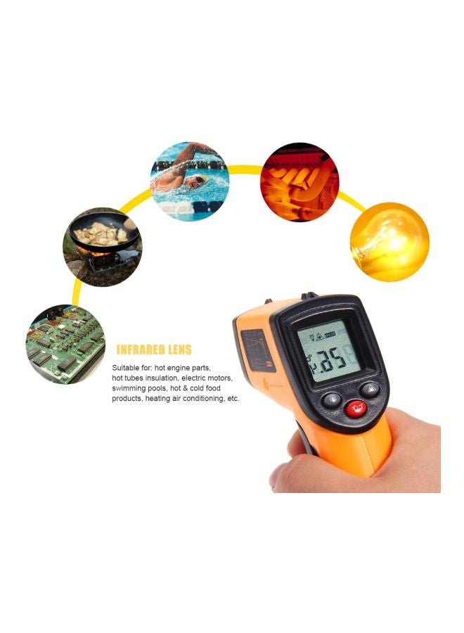 Infrared Digital Thermometer Yellow/Black 18.5x13x3.47cm - Image 4