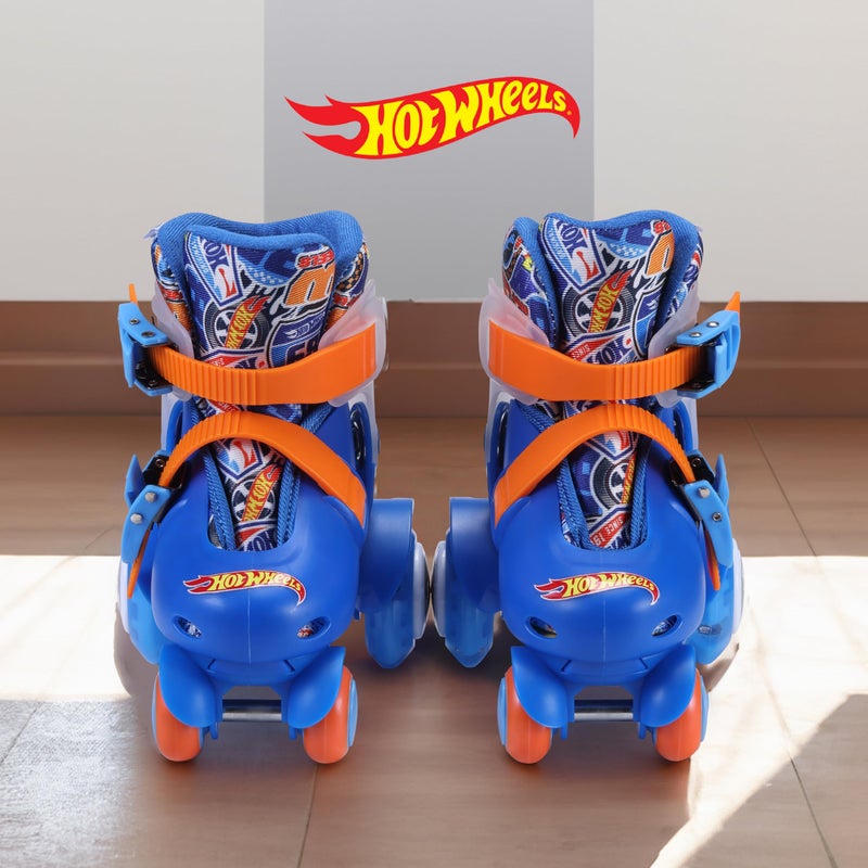 VOYAGER Hot Wheels Kids Trainer Skates - Light Up Wheels, ABEC 5 Bearings, Durable PVC Material, Foam Shoe Lining, Perfect for Active Fun and Adventures, US Size 9-12 - Image 5