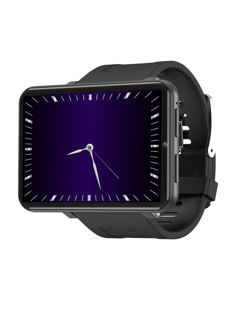 4G Smart Watch Sports WiFi BT Smartwatch 2.86 Inch Touch Screen Android 7.1 1+16GB Music Player Phone Call 5MP Camera IP67 Waterproof Support Nano SIM Card Heart Rate Tracker Pedometer