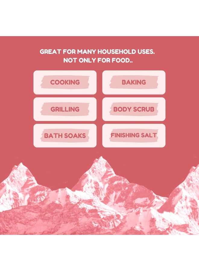 Rock The Food Pink Himalayan Coarse Grain Salt - 2.2 lb - Image 3