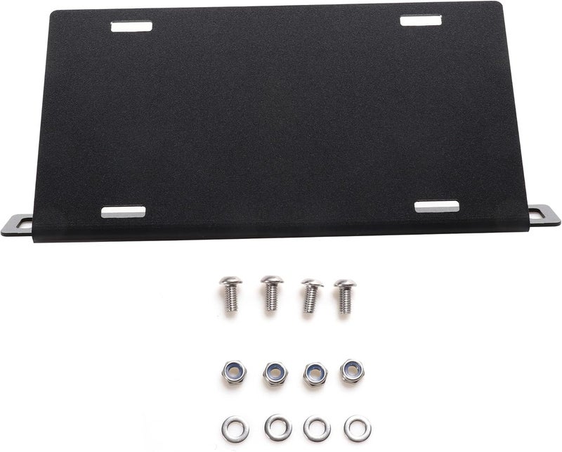 BESTAOO Front License Plate Frame for Ford Bronco 2021-2022, Aluminum Alloy Mounting Bracket Holder (Black) - Image 3