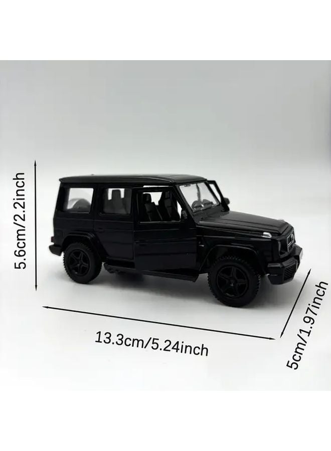 Mercedes Benz G63 AMG Black Metal Diecast Toy Car With Opening Doors Pull Back For Kids - Image 3