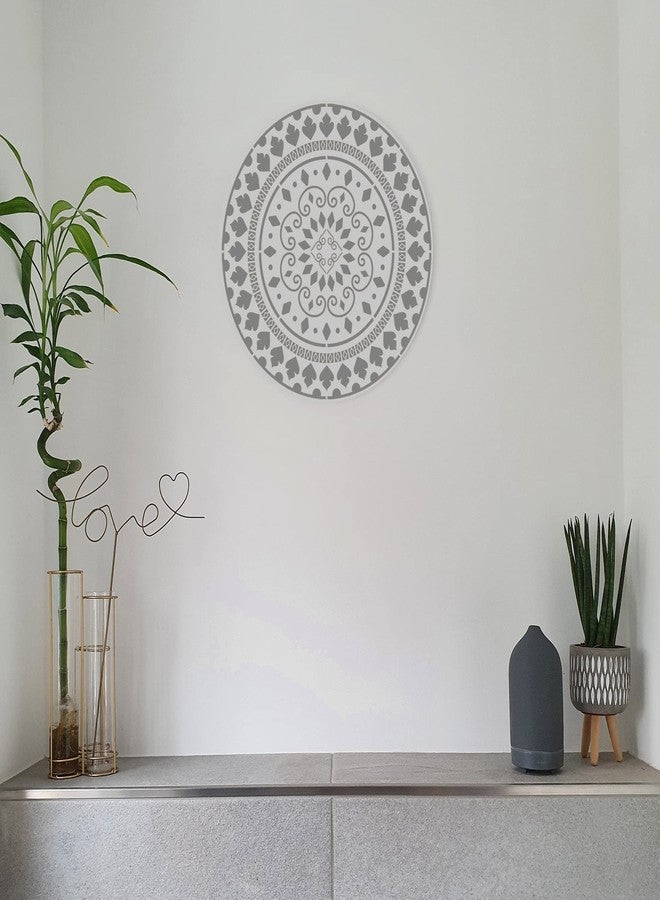 neglex Large Mandala Stencils for Painting, 6 Unique Designs, 12" X 12" Reusable Mandala Stencil Templates for Home Decor, Large Stencils for Painting Wall - Image 5
