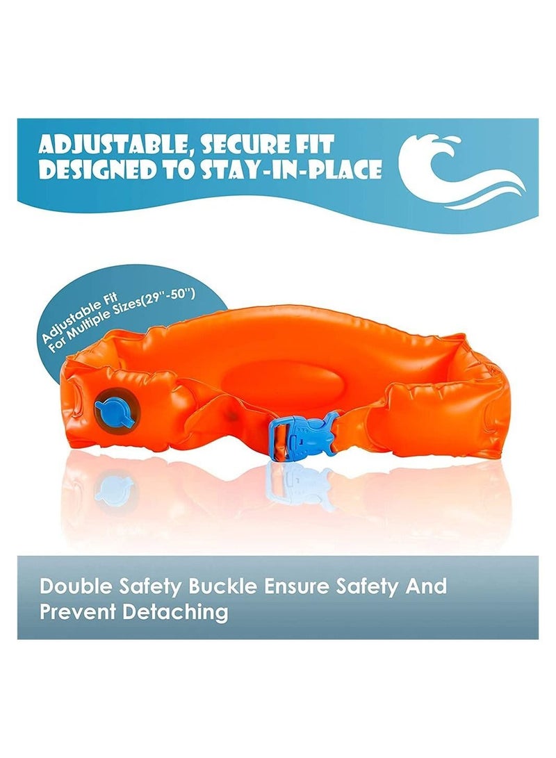 Y&D Swim Belt, 3 Pack Belt for Kids Adults, Inflatable Safety Training Aid Floatation Portable Buoyancy Pool Float Learning Beginners - Image 2