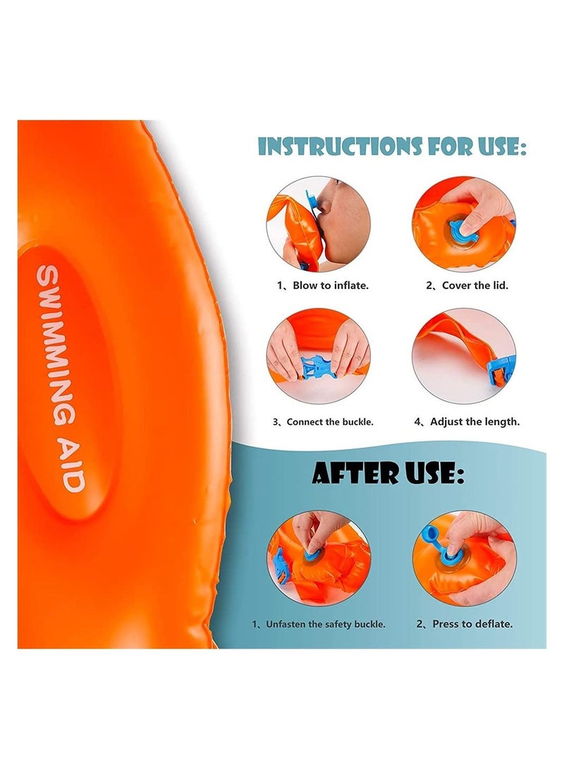 Y&D Swim Belt, 3 Pack Belt for Kids Adults, Inflatable Safety Training Aid Floatation Portable Buoyancy Pool Float Learning Beginners - Image 5