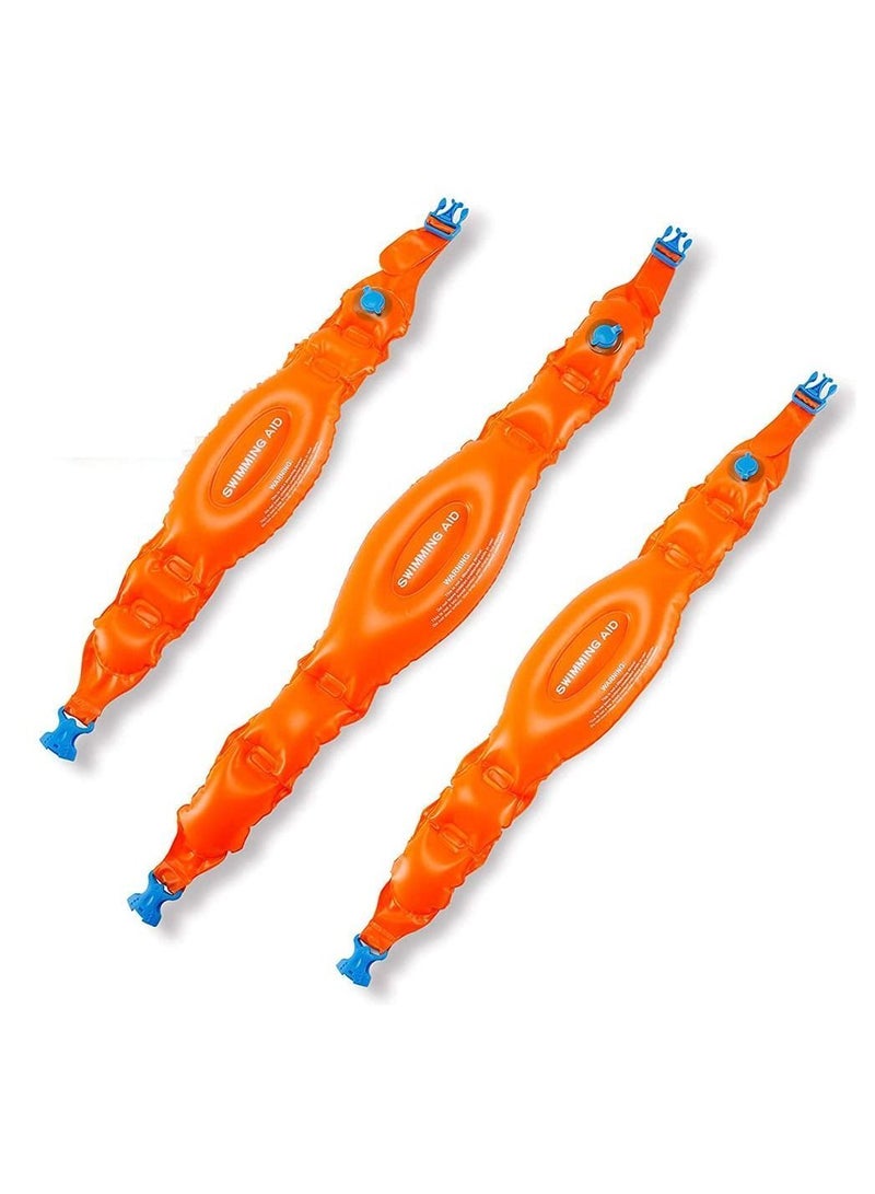 Y&D Swim Belt, 3 Pack Belt for Kids Adults, Inflatable Safety Training Aid Floatation Portable Buoyancy Pool Float Learning Beginners - Image 1
