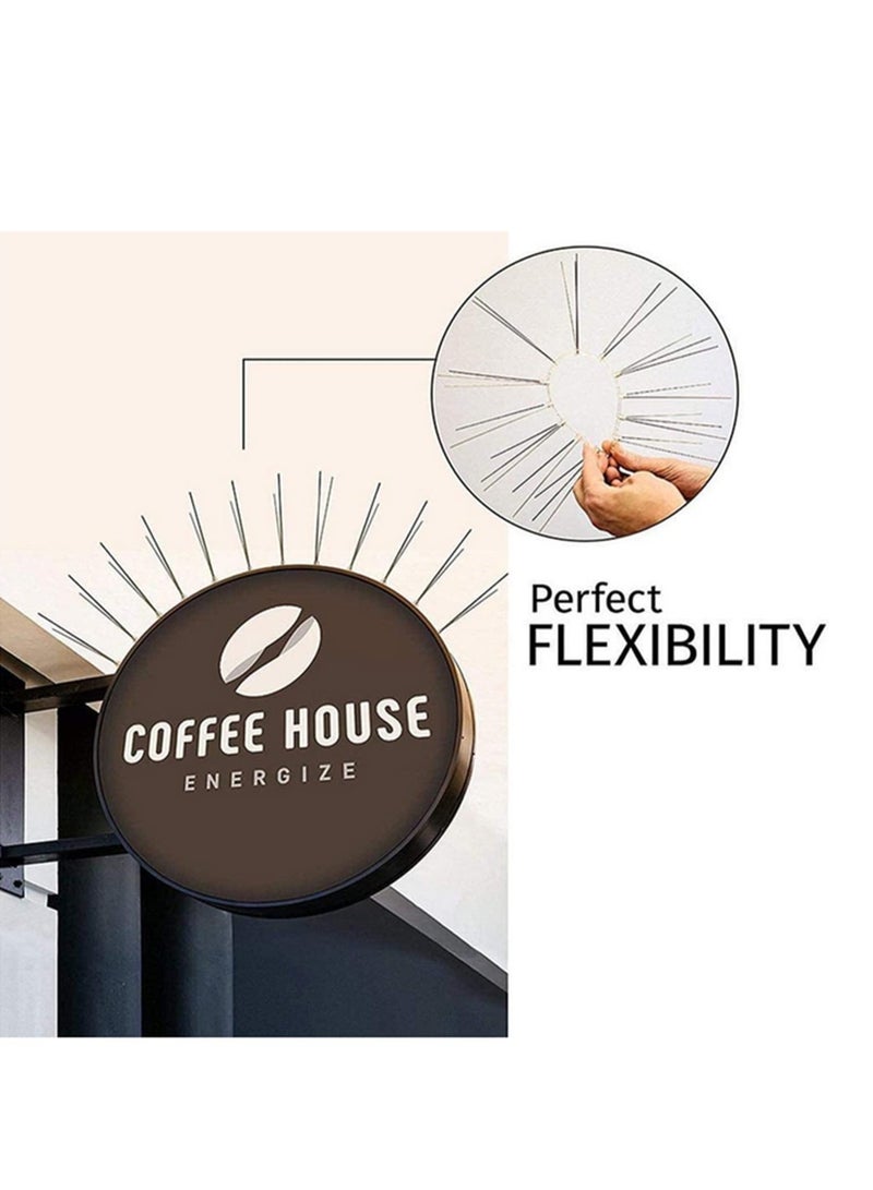 10 قطعة من الفولاذ المقاوم للصدأ 50cm الطيور مسمار سائق حماية البيئة المضادة حمامة مسمار الطيور المضادة أداة مناسبة لأنّ حمامة البومة الطيور السور - Image 4