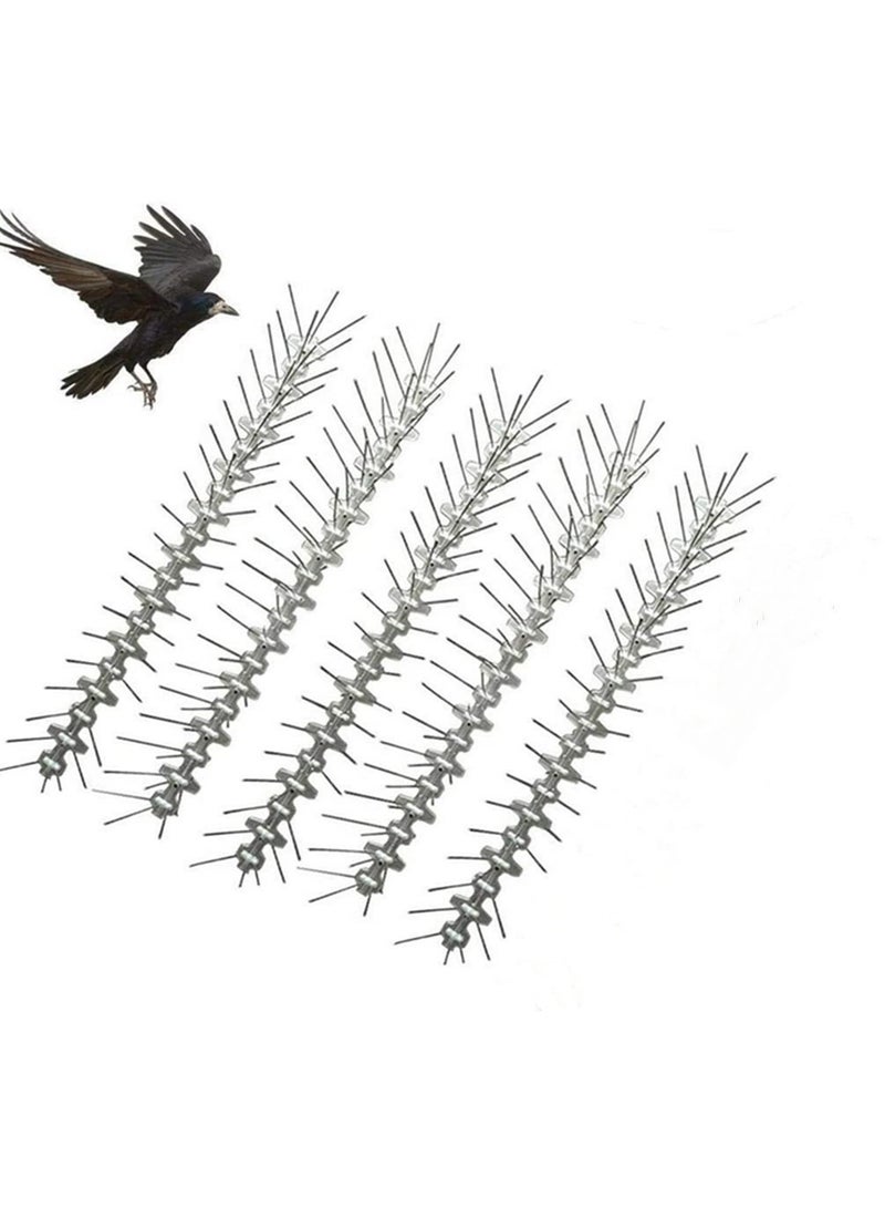 10 قطعة من الفولاذ المقاوم للصدأ 50cm الطيور مسمار سائق حماية البيئة المضادة حمامة مسمار الطيور المضادة أداة مناسبة لأنّ حمامة البومة الطيور السور - Image 1